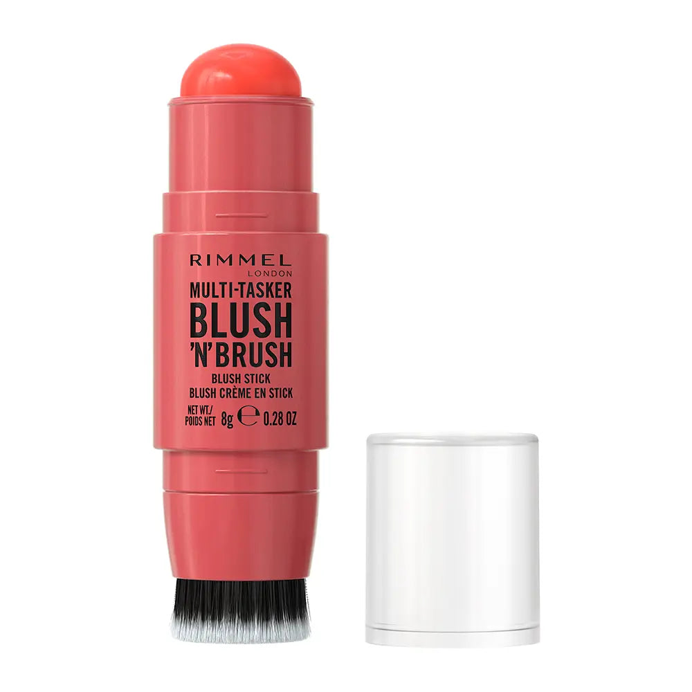 RIMMEL LONDON-MULTI TASKER BLUSH 39N39 BRUSH stick 250 Coral Dust 8 gr.-DrShampoo - Perfumaria e Cosmética