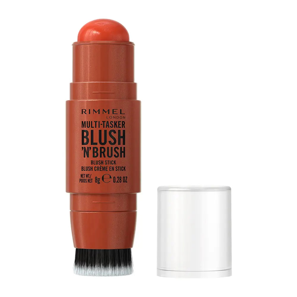 RIMMEL LONDON-MULTI TASKER BLUSH 39N39 STICK de Pincel 300 Nearly Suede 8 gr.-DrShampoo - Perfumaria e Cosmética