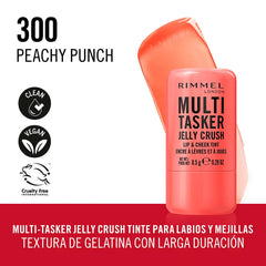 RIMMEL LONDON-MULTITASKER JELLY CRUSH bastão de blush e batom 100 Pink Dash 85 gr.-DrShampoo - Perfumaria e Cosmética