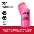RIMMEL LONDON-MULTITASKER JELLY CRUSH bastão de blush e batom 150 Red Pepper 85 gr.-DrShampoo - Perfumaria e Cosmética