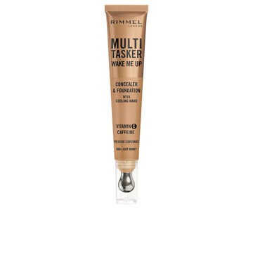 RIMMEL LONDON-MULTITASKER WAKE ME UP corretivo e base de maquiagem #Light Honey 20 ml-DrShampoo - Perfumaria e Cosmética Main image