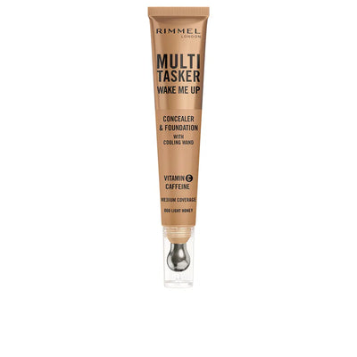 RIMMEL LONDON-MULTITASKER WAKE ME UP corretivo e base de maquiagem #Light Honey 20 ml-DrShampoo - Perfumaria e Cosmética