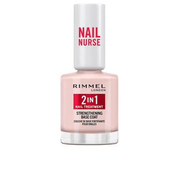 RIMMEL LONDON-NAIL NURSE 2 IN 1 nail treatment Base Coat 12 ml-DrShampoo - Perfumaria e Cosmética Main image