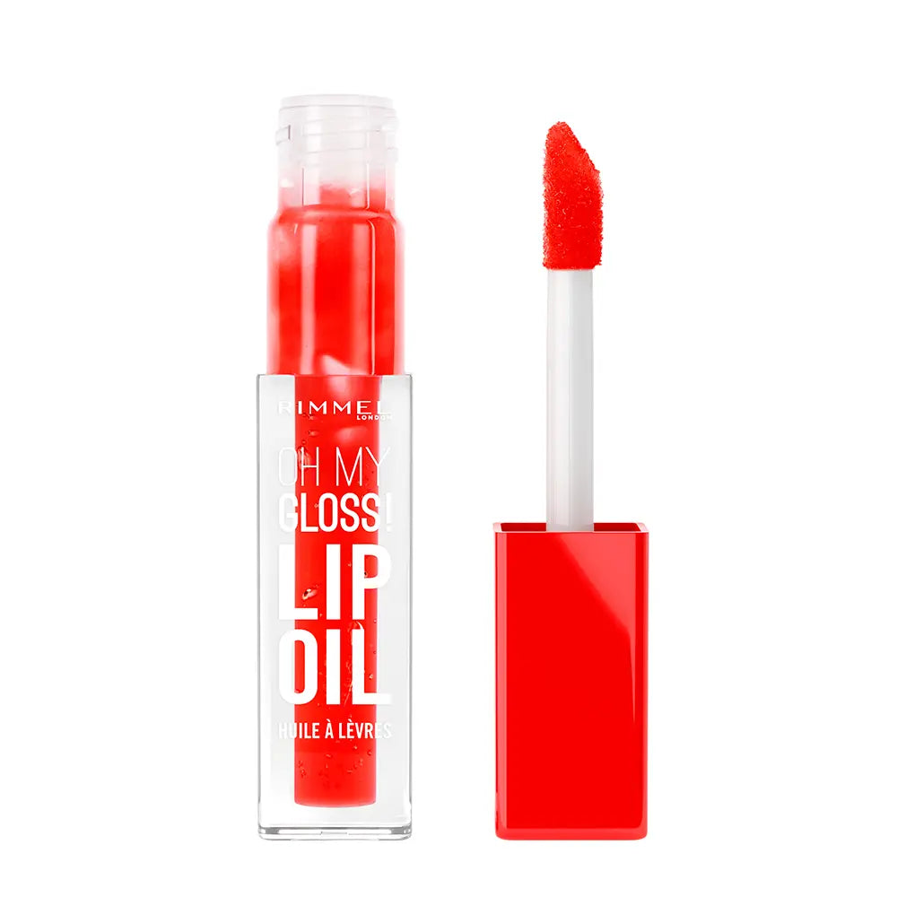 RIMMEL LONDON-OH MEU GLOSS brilho labial 004 Vermelho Vivo 6 ml-DrShampoo - Perfumaria e Cosmética