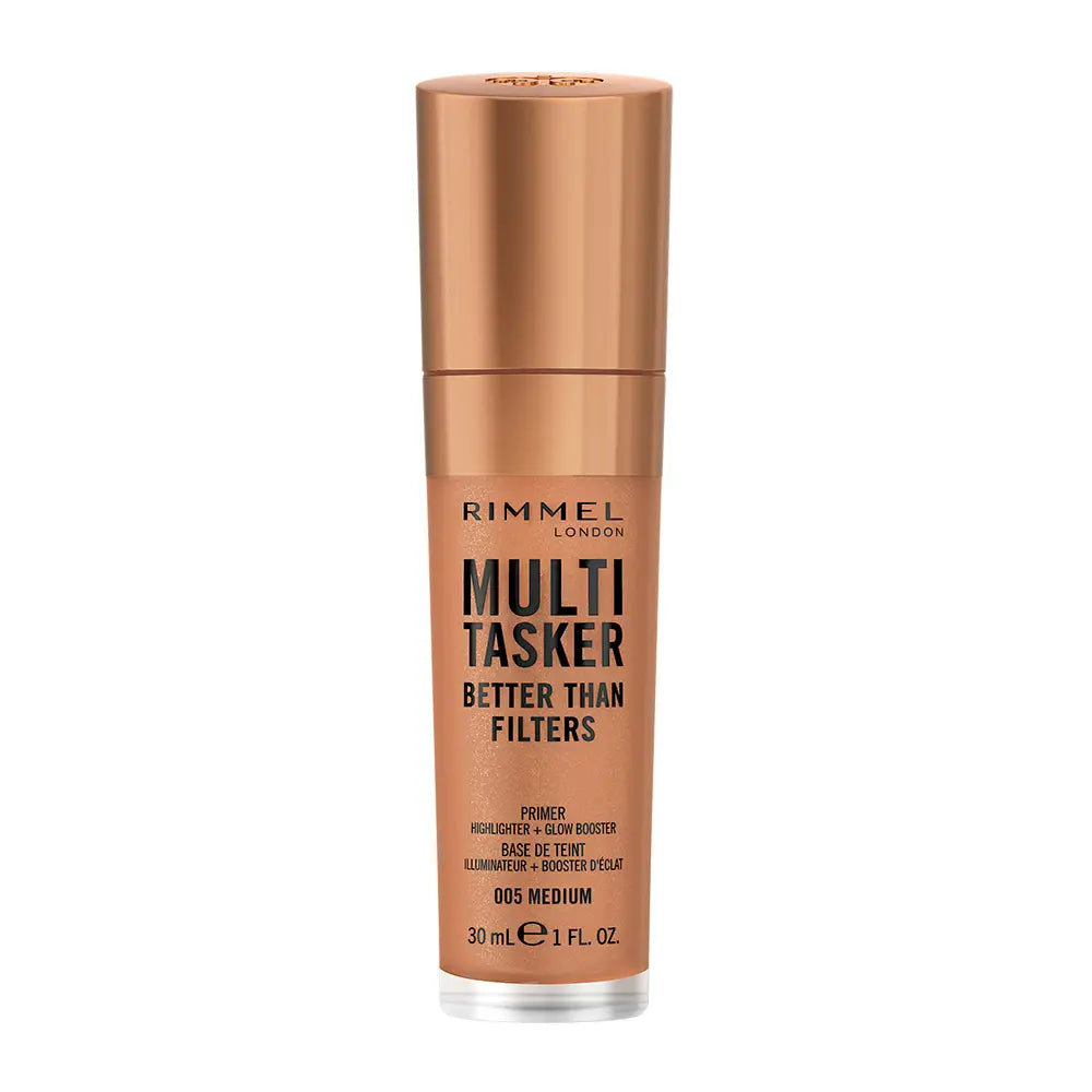 RIMMEL LONDON-PRIMER ILUMINADOR MULTI TAREFA 005 MÉDIO 30 ML-DrShampoo - Perfumaria e Cosmética