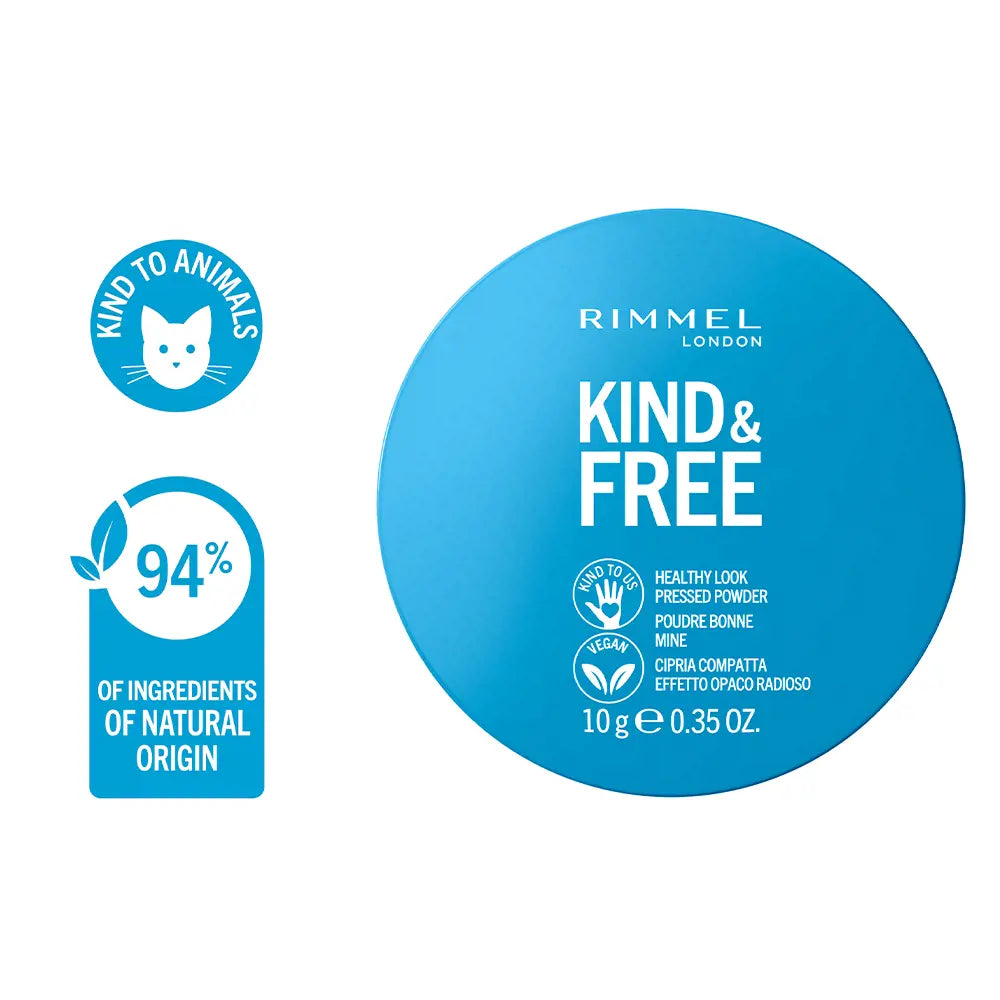 RIMMEL LONDON-Pó KIND FREE 40 tan 10 g-DrShampoo - Perfumaria e Cosmética