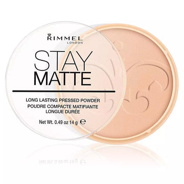 RIMMEL LONDON-Pó compactado STAY MATTE 005 bege sedoso 14 gr-DrShampoo - Perfumaria e Cosmética Imagem principal do produto