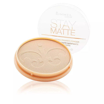 RIMMEL LONDON-Pó compacto STAY MATTE 006 bege quente 14 gr-DrShampoo - Perfumaria e Cosmética Imagem principal do produto