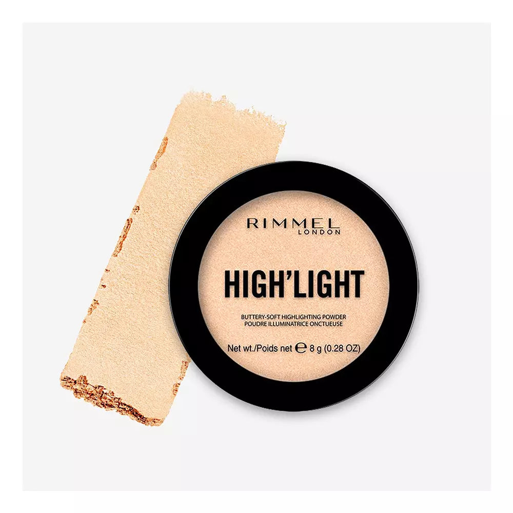 RIMMEL LONDON-Pó iluminador suave amanteigado HIGH LIGHT 001 stardust 8-DrShampoo - Perfumaria e Cosmética