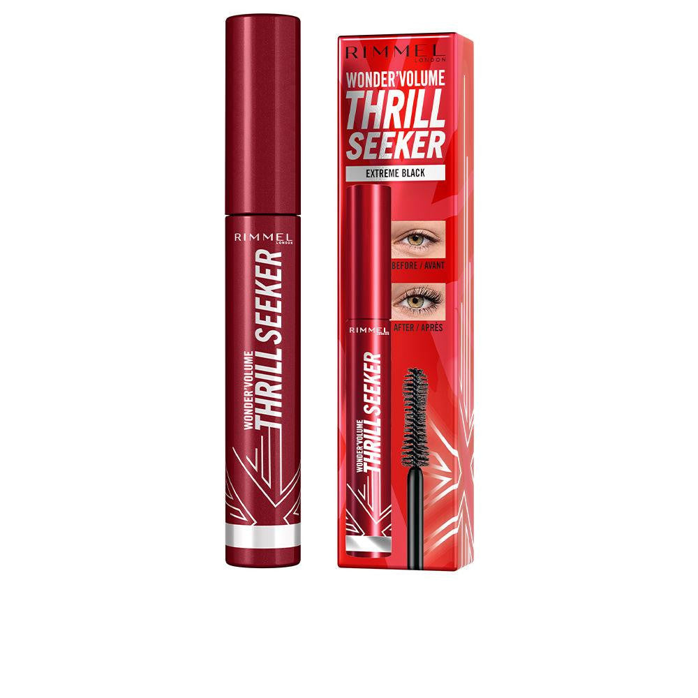 RIMMEL LONDON-Rímel WONDER VOLUME THRILL SEEKER Extreme Black 8 ml-DrShampoo - Perfumaria e Cosmética