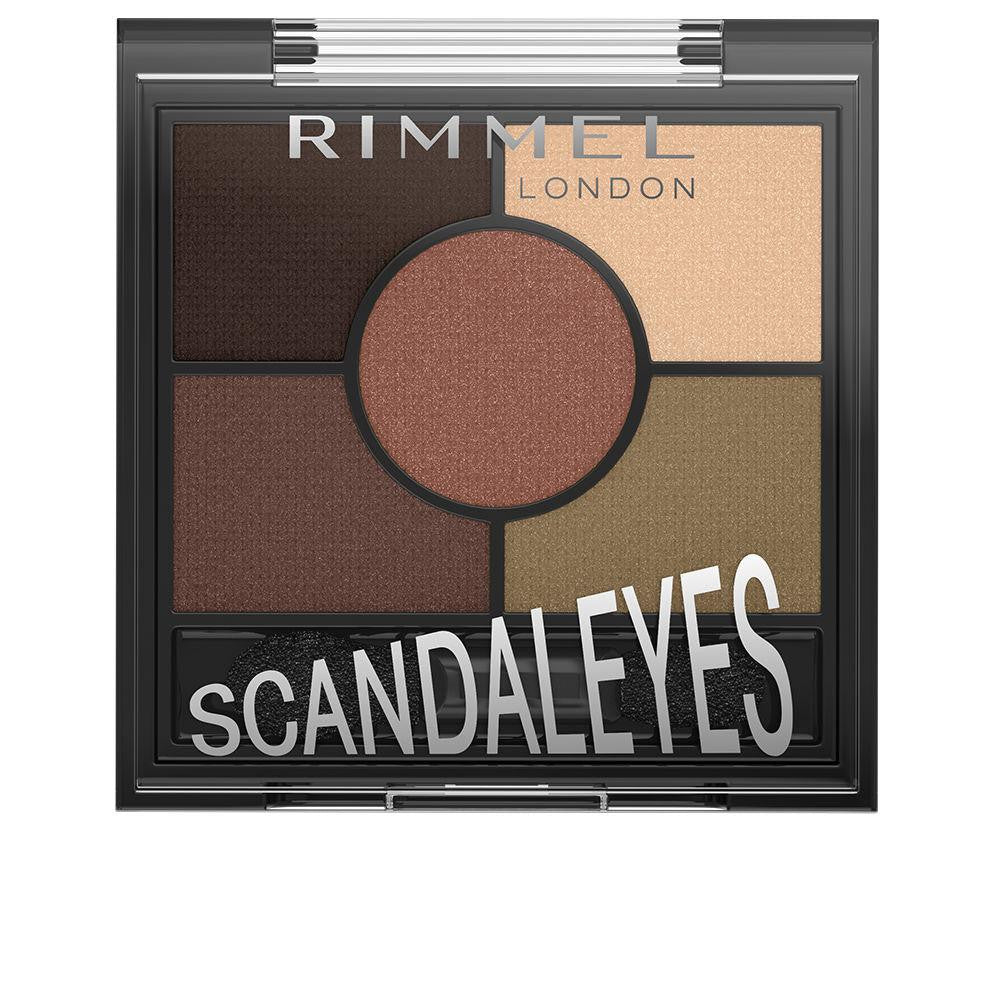 RIMMEL LONDON-SCANDALEYES shadow palette 002 brixton brown 380 gr-DrShampoo - Perfumaria e Cosmética