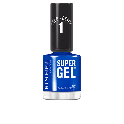 RIMMEL LONDON-SUPER GEL esmalte de unha 100 Cobalt Heaven 12 ml.-DrShampoo - Perfumaria e Cosmética