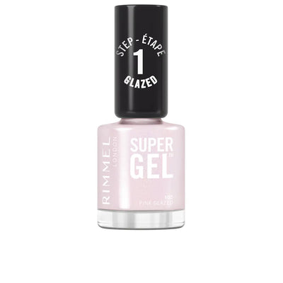 RIMMEL LONDON-SUPER GEL esmalte de unha 105 Pink Glazed 12 ml-DrShampoo - Perfumaria e Cosmética