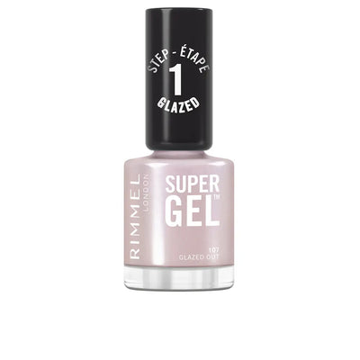 RIMMEL LONDON-SUPER GEL esmalte de unha 107 Glazed out 12 ml.-DrShampoo - Perfumaria e Cosmética