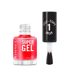 RIMMEL LONDON-SUPER GEL esmalte de unhas 11 Berry Glacé 12 ml.-DrShampoo - Perfumaria e Cosmética