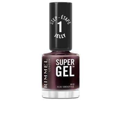 RIMMEL LONDON-SUPER GEL esmalte de unhas 13 Açaí Smoothie 12 ml.-DrShampoo - Perfumaria e Cosmética