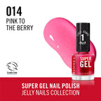 RIMMEL LONDON-SUPER GEL esmalte de unhas 14 Pink To The Berry 12 ml.-DrShampoo - Perfumaria e Cosmética