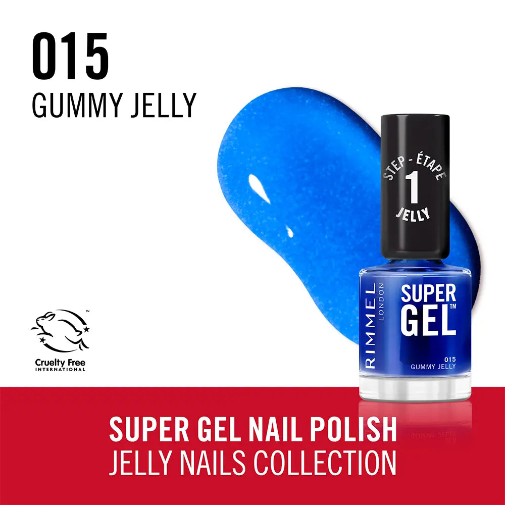 RIMMEL LONDON-SUPER GEL esmalte de unhas 15 Gummy Jelly 12 ml-DrShampoo - Perfumaria e Cosmética