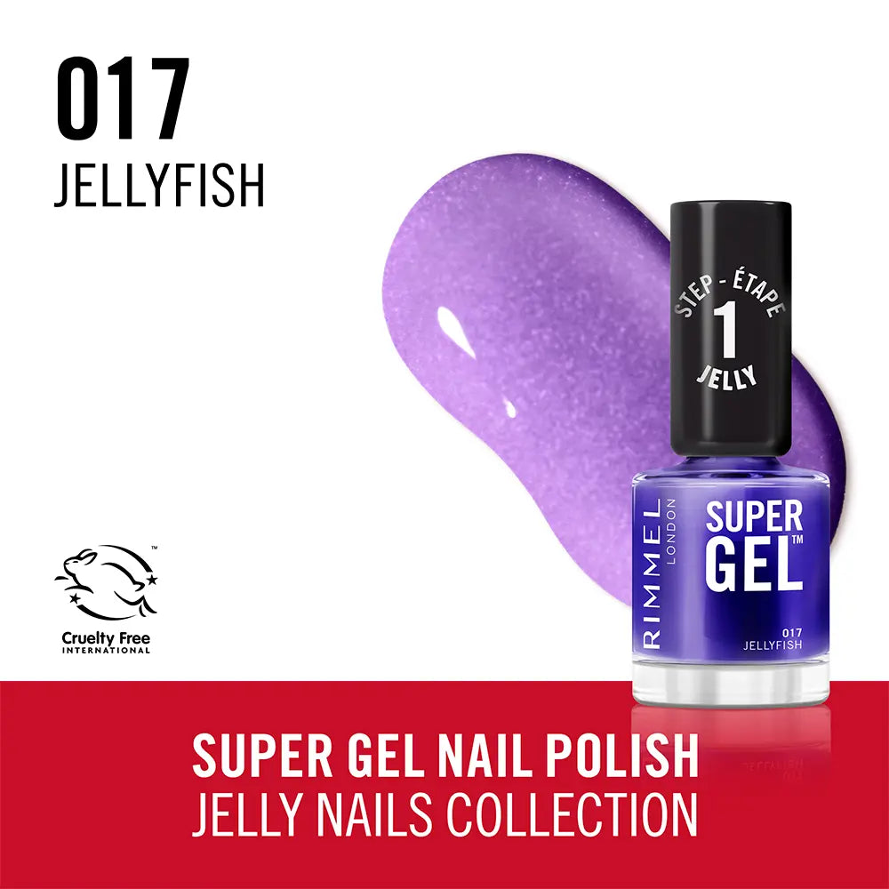 RIMMEL LONDON-SUPER GEL esmalte de unhas 17 Jelly Fish 12 ml.-DrShampoo - Perfumaria e Cosmética