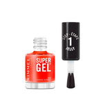 RIMMEL LONDON-SUPER GEL nail polish 18 Orange Sorbet 12 ml.-DrShampoo - Perfumaria e Cosmética