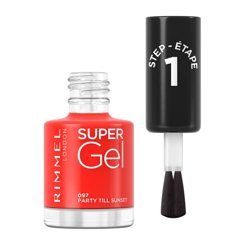 RIMMEL LONDON-SUPER GEL verniz 97 festa até ao pôr-do-sol 12 ml-DrShampoo - Perfumaria e Cosmética