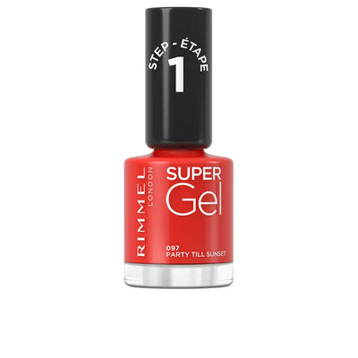 RIMMEL LONDON-SUPER GEL verniz 97 festa até ao pôr-do-sol 12 ml-DrShampoo - Perfumaria e Cosmética