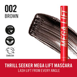 RIMMEL LONDON-THRILL SEEKER MEGALIFT máscara 002 Marrom 125 ml.-DrShampoo - Perfumaria e Cosmética