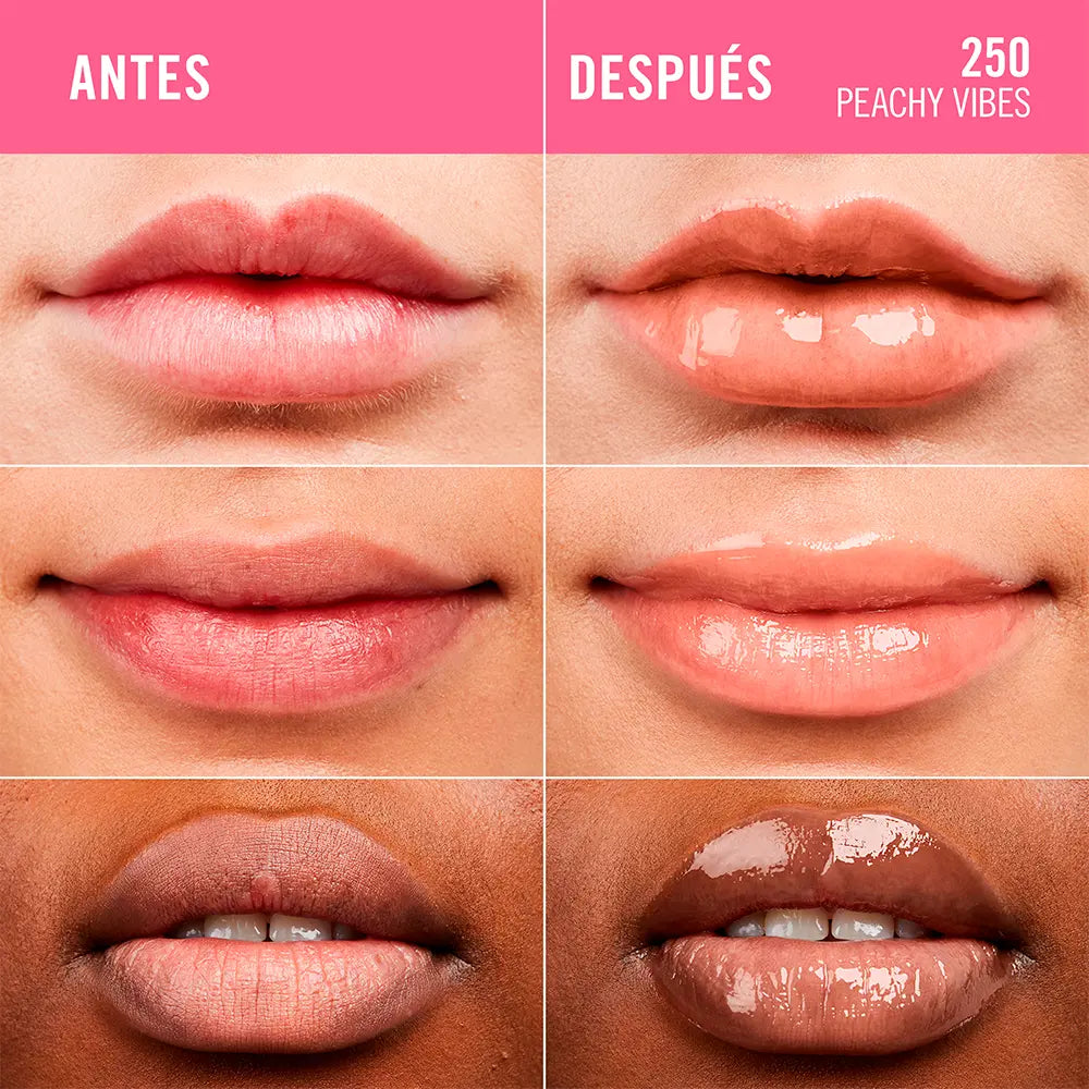 RIMMEL LONDON-THRILL SEEKER brillo labial #250-peachy vibes 10 ml-DrShampoo - Perfumaria e Cosmética