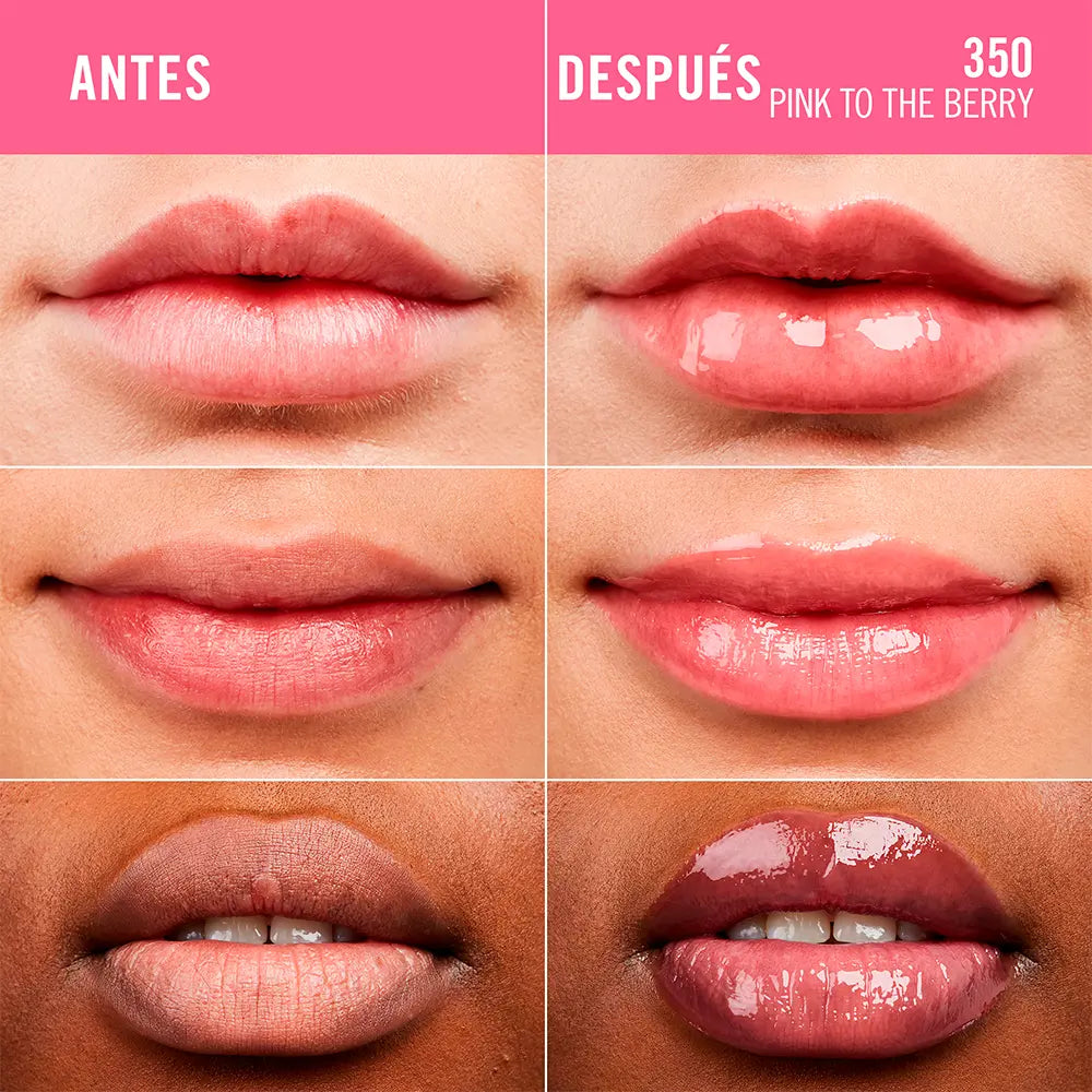 RIMMEL LONDON-THRILL SEEKER brillo labial #350-pink to the berry 10 ml-DrShampoo - Perfumaria e Cosmética