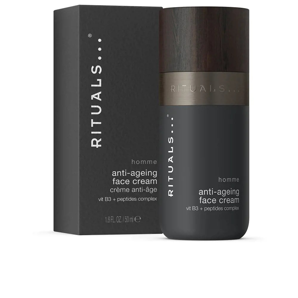 RITUALS-Creme facial anti-envelhecimento HOMME 50 ml.-DrShampoo - Perfumaria e Cosmética