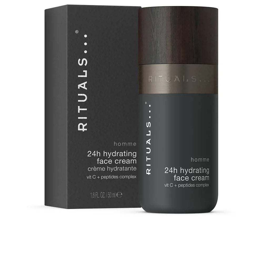 RITUALS-HOMME creme de rosto hidratante 24h 50 ml-DrShampoo - Perfumaria e Cosmética