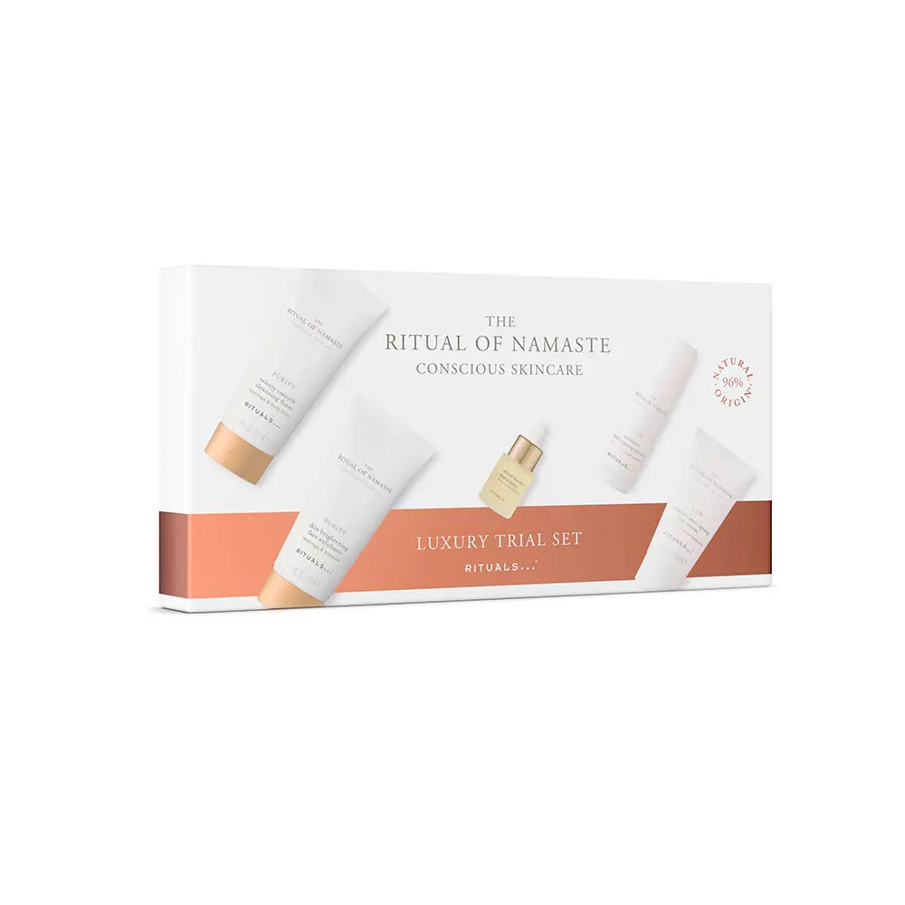 RITUALS-O CONJUNTO DE ENSAIO THE RITUAL OF NAMASTE 5 peças.-DrShampoo - Perfumaria e Cosmética