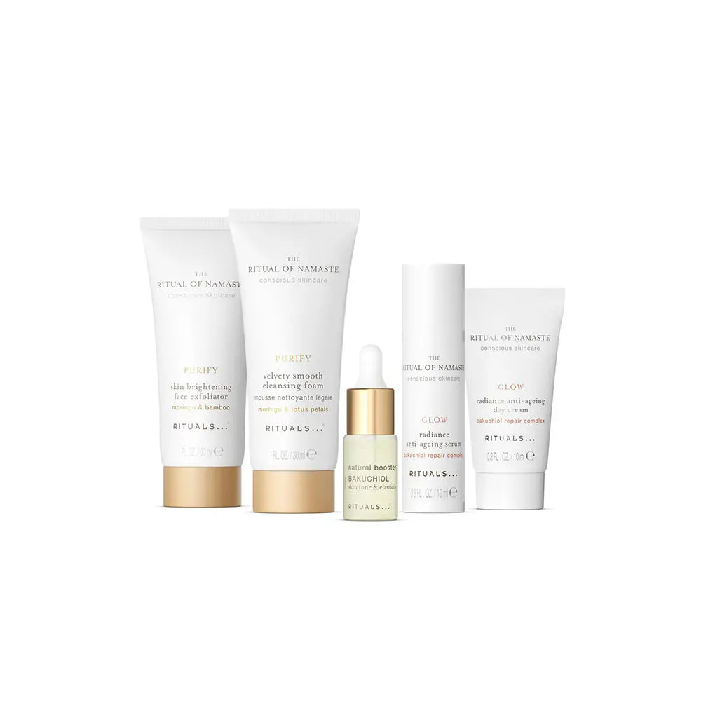 RITUALS-O CONJUNTO DE ENSAIO THE RITUAL OF NAMASTE 5 peças.-DrShampoo - Perfumaria e Cosmética