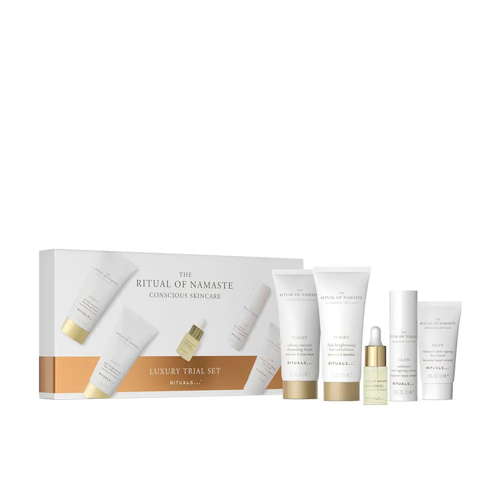 RITUALS-O CONJUNTO DE ENSAIO THE RITUAL OF NAMASTE 5 peças.-DrShampoo - Perfumaria e Cosmética