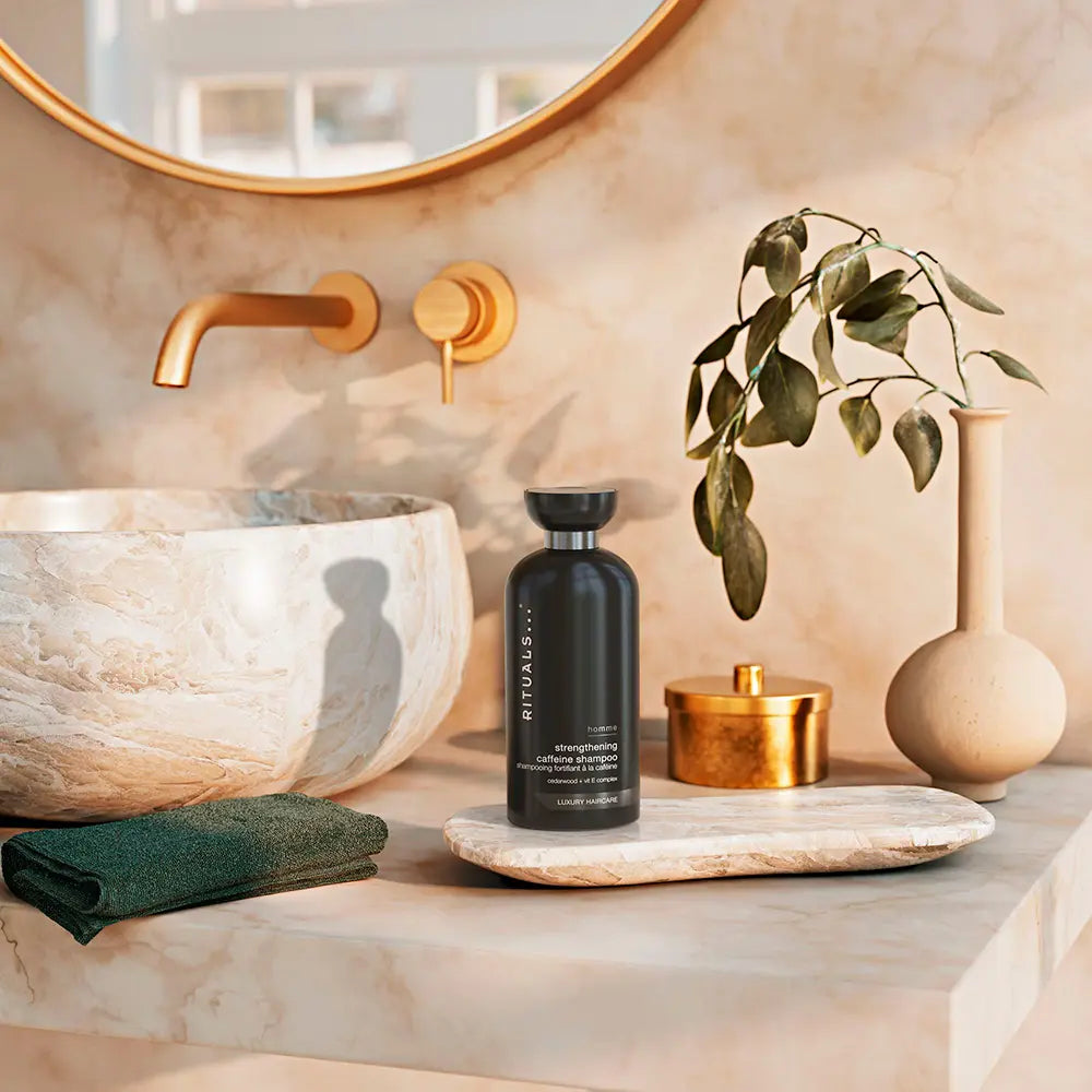 RITUALS-Shampoo fortalecedor de cafeína HOMME 250 ml-DrShampoo - Perfumaria e Cosmética