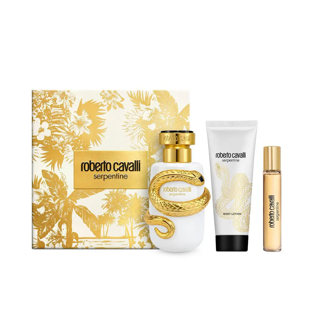 ROBERTO CAVALLI-Conjunto de perfume Serpentine com 3 peças-DrShampoo - Perfumaria e Cosmética