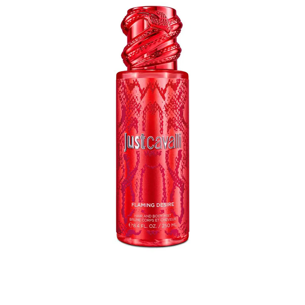 ROBERTO CAVALLI-MISTURA CORPORAL E CAPILAR FLAMING DESIRE 250 ml.-DrShampoo - Perfumaria e Cosmética
