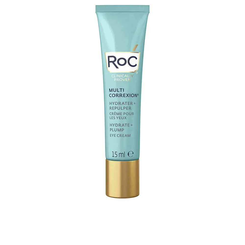 ROC-HYDRATE + PLUMP creme de olhos com ácido hialurónico 15 ml-DrShampoo - Perfumaria e Cosmética