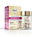 ROC-LINHA SMOOTHING ADVANCED RETINOL sérum noturno cápsulas 30 u-DrShampoo - Perfumaria e Cosmética