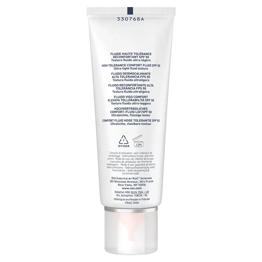 ROC-PROTEÇÃO SOLAR alta tolerância SPF50 50 ml-DrShampoo - Perfumaria e Cosmética