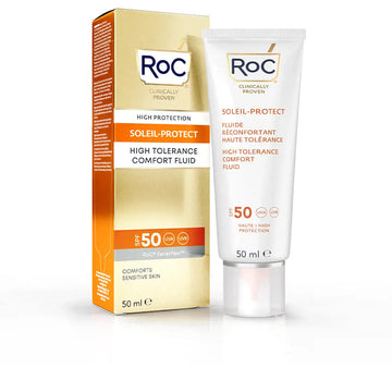 ROC-PROTEÇÃO SOLAR alta tolerância SPF50 50 ml-DrShampoo - Perfumaria e Cosmética Imagem principal do produto