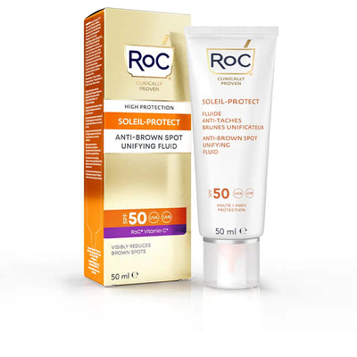 ROC-PROTEÇÃO SOLAR anti-manchas SPF50 50 ml-DrShampoo - Perfumaria e Cosmética