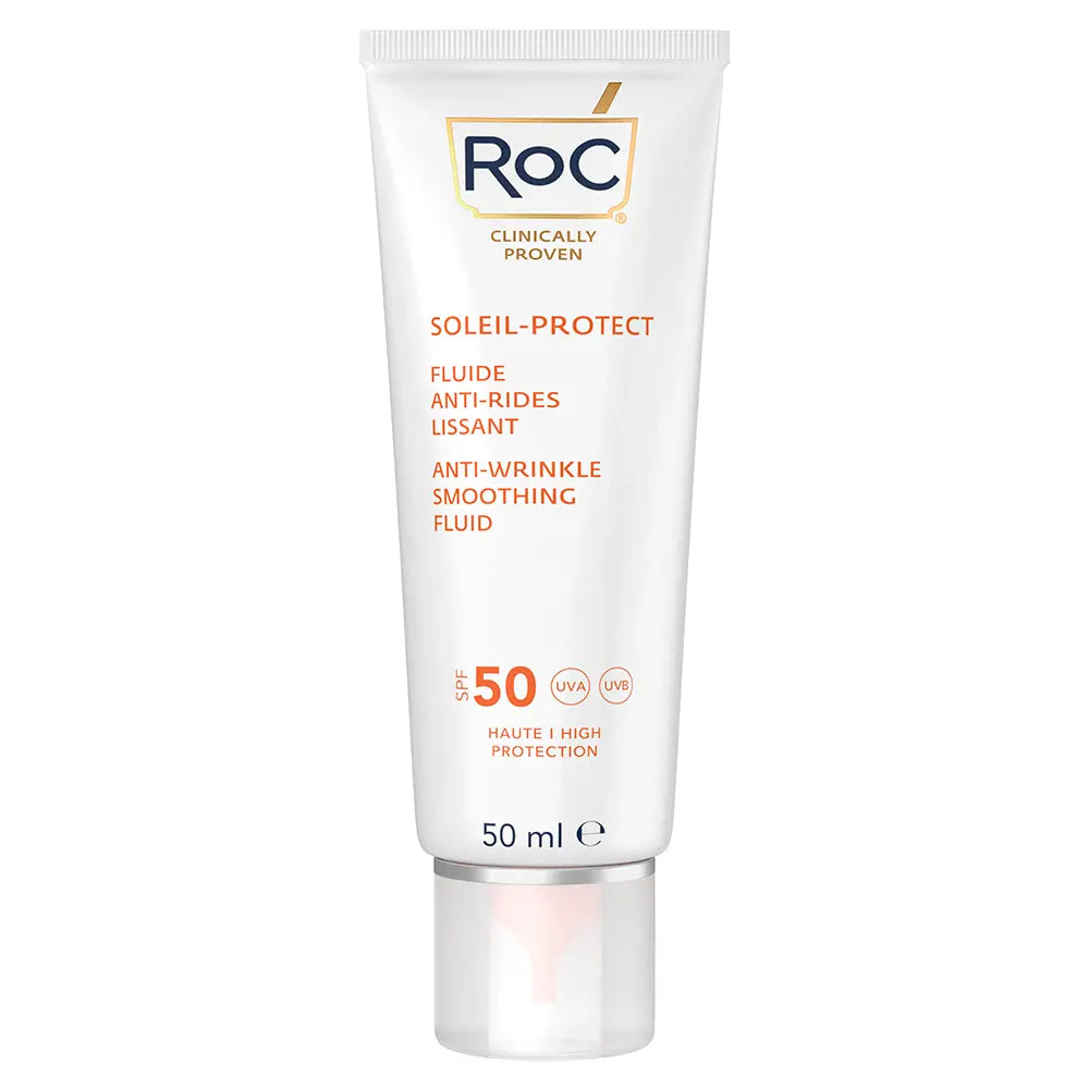 ROC-PROTEÇÃO SOLAR antirrugas SPF50 50 ml-DrShampoo - Perfumaria e Cosmética