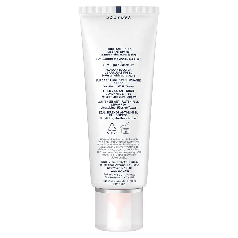 ROC-PROTEÇÃO SOLAR antirrugas SPF50 50 ml-DrShampoo - Perfumaria e Cosmética