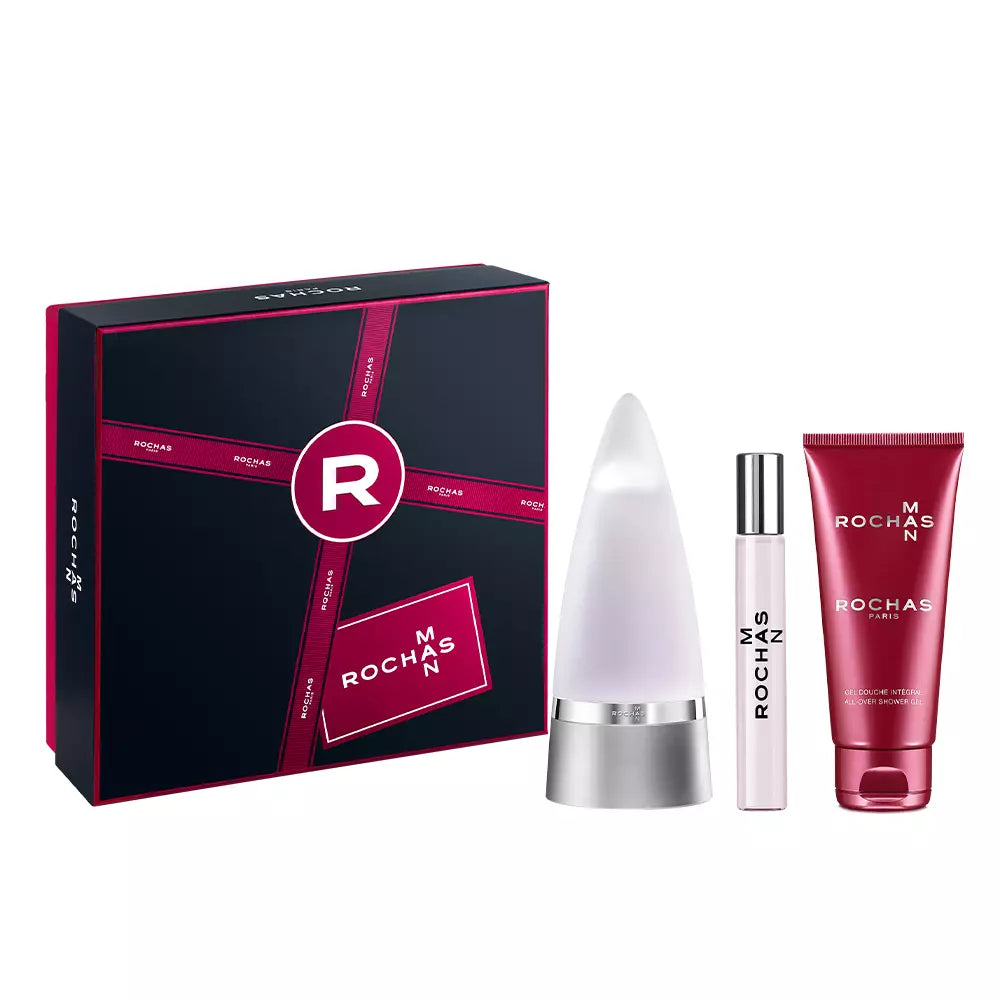 ROCHAS-ROCHAS MAN CONJUNTO 3 pz-DrShampoo - Perfumaria e Cosmética