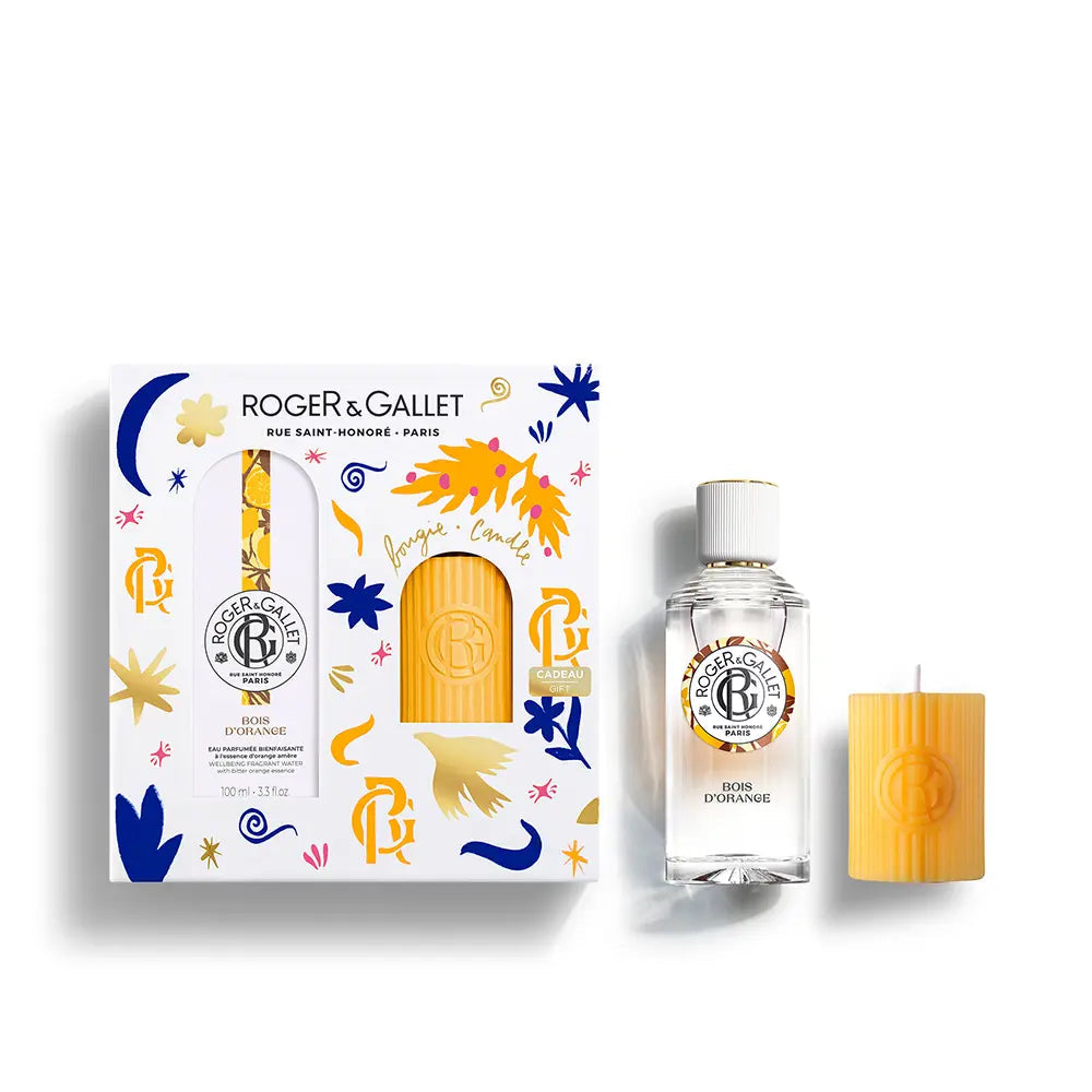 ROGER & GALLET-ÁGUA PERFUMADA BOIS D39 LARANJA BEM-ESTAR EMBALAGEM COM 2 PEÇAS.-DrShampoo - Perfumaria e Cosmética