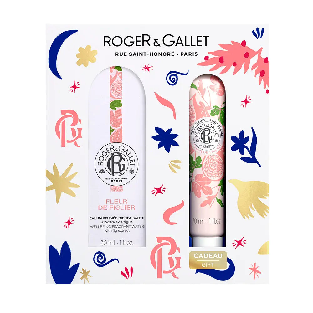 ROGER & GALLET-ÁGUA PERFUMADA FLEUR DE FIGUIER CAIXA DE BEM-ESTAR 2 unid.-DrShampoo - Perfumaria e Cosmética