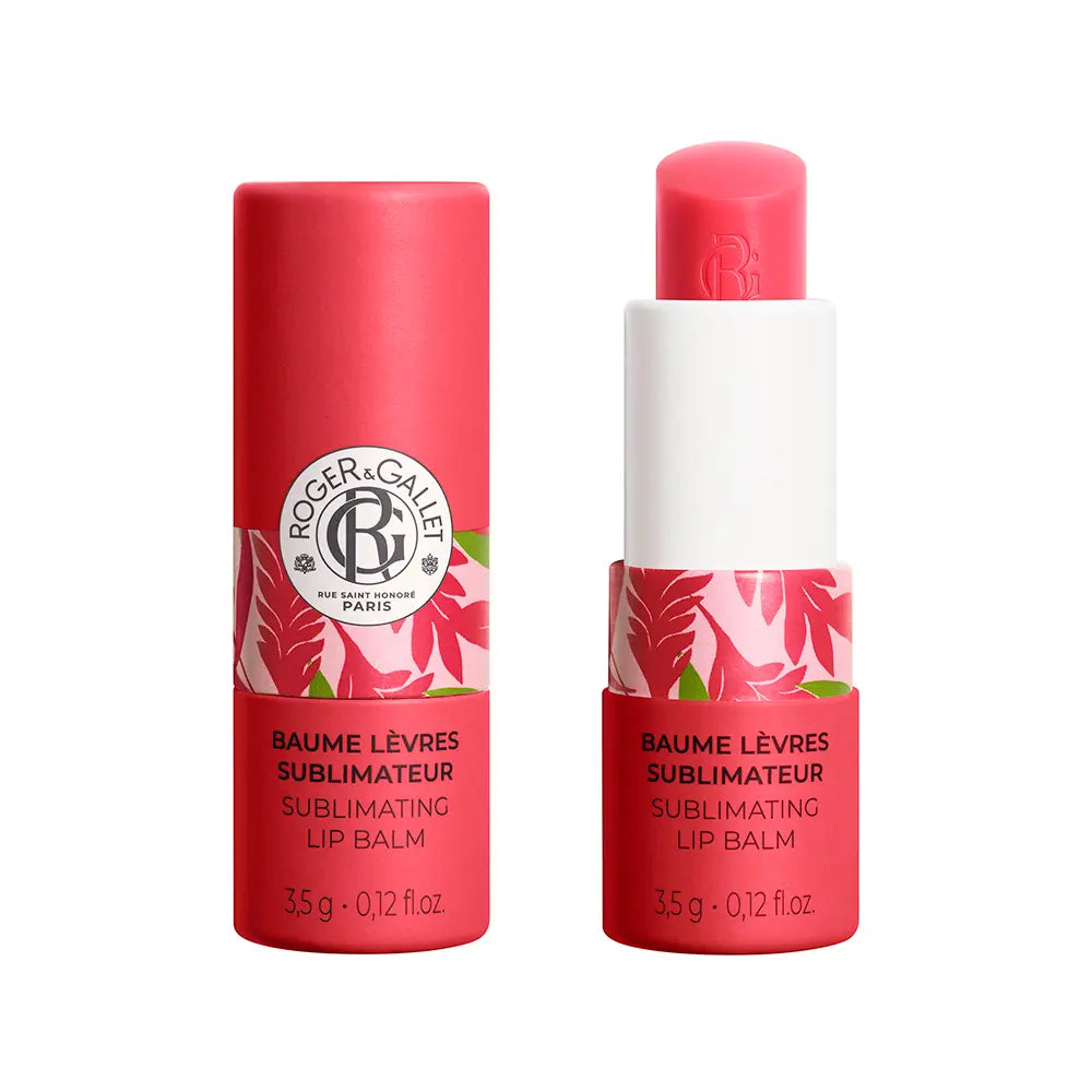 ROGER & GALLET-Bálsamo labial sublimador GINGEMBRE ROUGE 3,5 gr-DrShampoo - Perfumaria e Cosmética