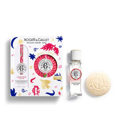 ROGER & GALLET-CONJUNTO DE ÁGUA PERFUMADA GENGIBRE VERMELHO BEM-ESTAR 2 peças-DrShampoo - Perfumaria e Cosmética