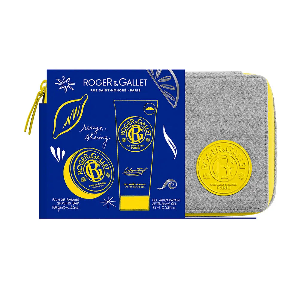 ROGER & GALLET-CONJUNTO DE BARBA COLOGNE TWIST EM CASE 2 PCS.-DrShampoo - Perfumaria e Cosmética